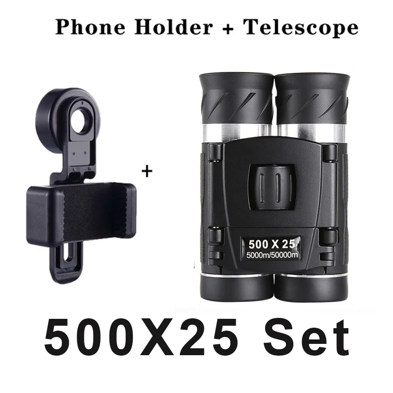 Jumelles Télescope 30X60, Zoom Pliant Jumelles Haute Définition Pour