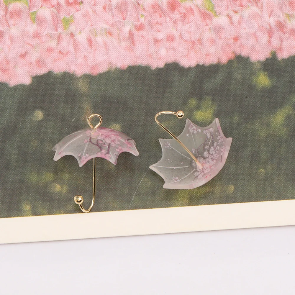 Cordial Design 100Pcs 19*21MM Jewelry Findings & Components/Hand Made/Umbrella Shape/DIY Earring Making/Cute Resin Charms #16273 - cordial