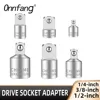 Onnfang Socket Adapter Drive Head Ratchet Wrench 1/2 3/8 1/4 CR-V Chrome Vanadium Steel for Car Bicycle Garage Home Repair Tools 1