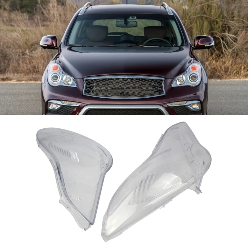 

Car Front Headlight Cover Shells Black Lampshade