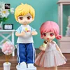 YMY Doll OB11 Movable Joint Doll GSC Face 1/12BJD Figures Anime Model Surprise Dolls  Including Doll Head, Body, Clothes, Shoes 2