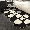 Mickey Mouse Disney Cushion Anime Carpet Bathroom Non-slip Mat Kawaii Faux Cashmere Absorbent Carpets Living Room Bathroom Mat 4