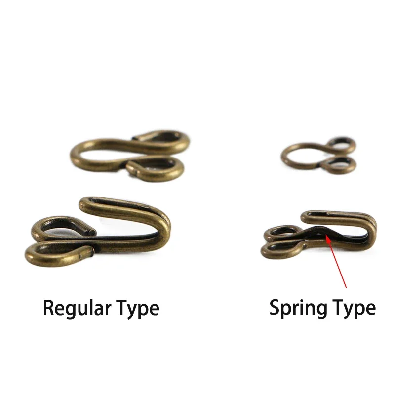 100 Sets Invisible Sewing Hook & Eye Closure for Clothing Bra Jacket Hooks Replacement Sewing Craft Buckle Garment Accessories 3