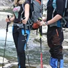 Pioneer Folding Ultralight Quick Lock Trekking Poles Hiking Pole Race Running Outdoor Walking Stick Carbon Fiber 115-135cm 6