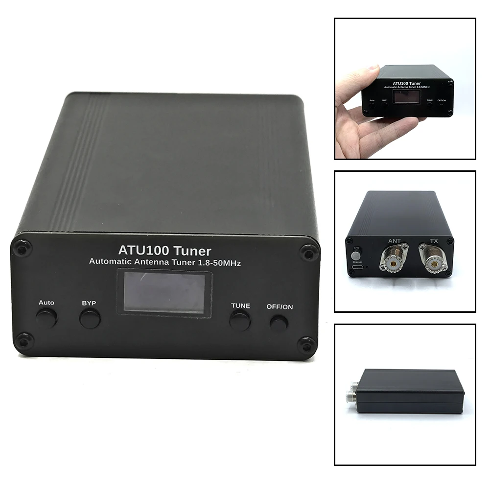 アクセサリー ATU-100 HF Auto Tuner 1.8MHz-30MHz ATU-100 Automatic Antenna Tuner 1.8MHz-30MHz Portable HF
