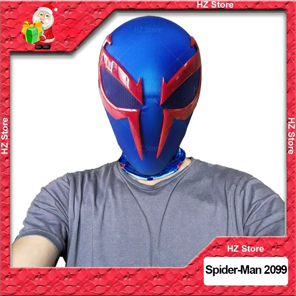 【MARVEL】新品スパイダーマン2099 SPIDER-MAN マスクコスプレ マーベル ブルー スパイダーマン 2099 マスク フェイスシェル