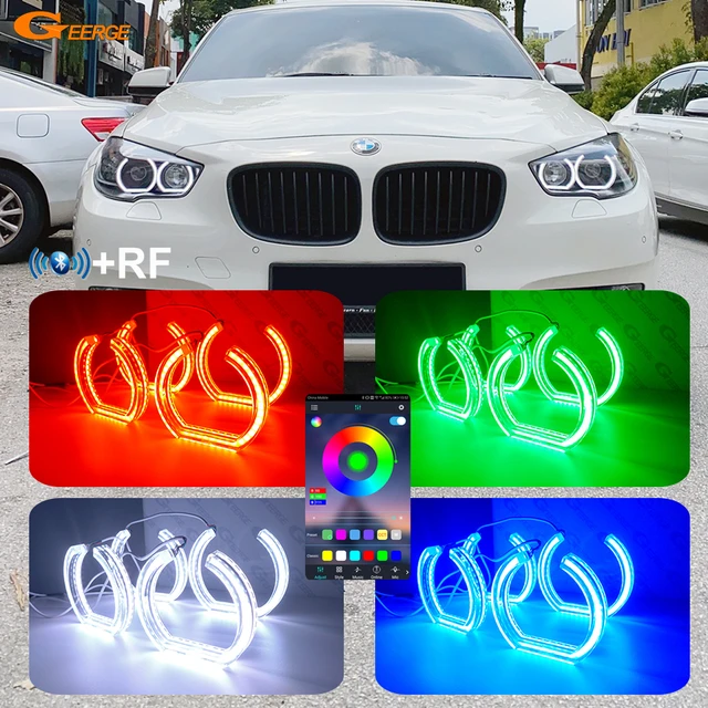 BMW 3 E46 LED Angel Eyes Coton avec feux de jour et clignotants / swit