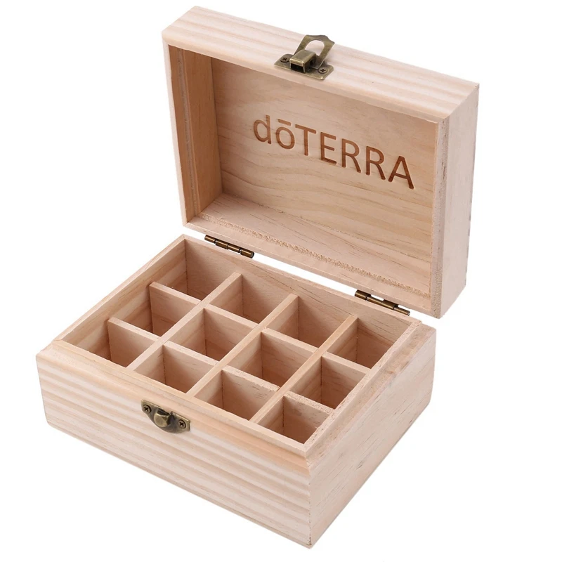 

3x12 ячеек, декоративные деревянные коробки для ароматерапии, 5-15 мл
