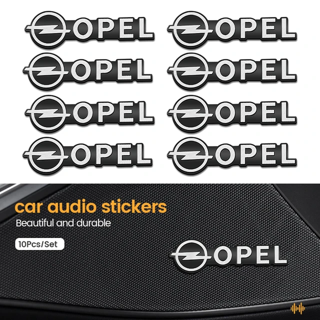 3D Badge Autocollant de Voiture, pour Opel Voiture Autocollant Accessoire  Facile à Installer,B