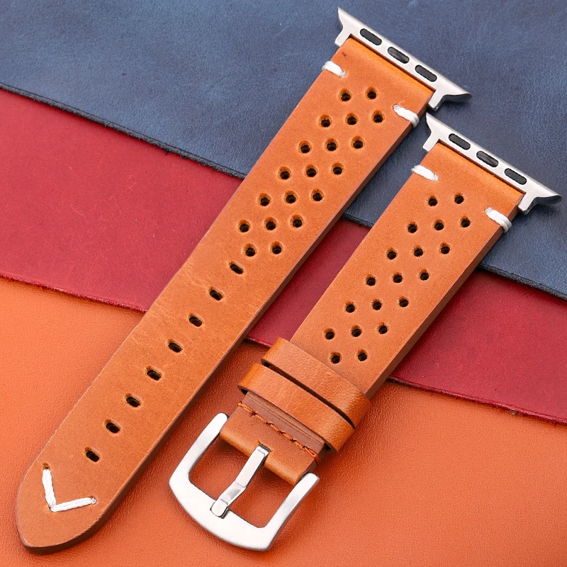 Elegant Genuine Leather Watch Strap - Premium Watchband
