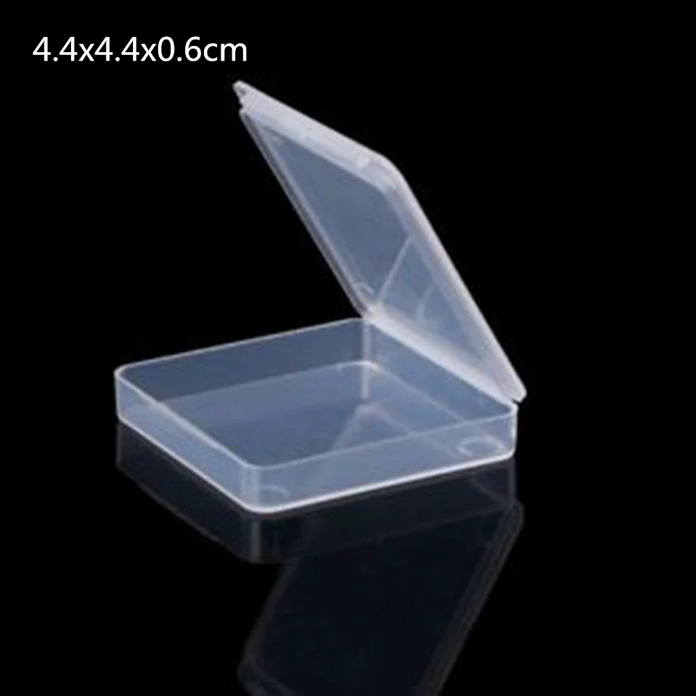 Lot De 6 Mini Boîtes De Rangement En Plastique Transparent Pour