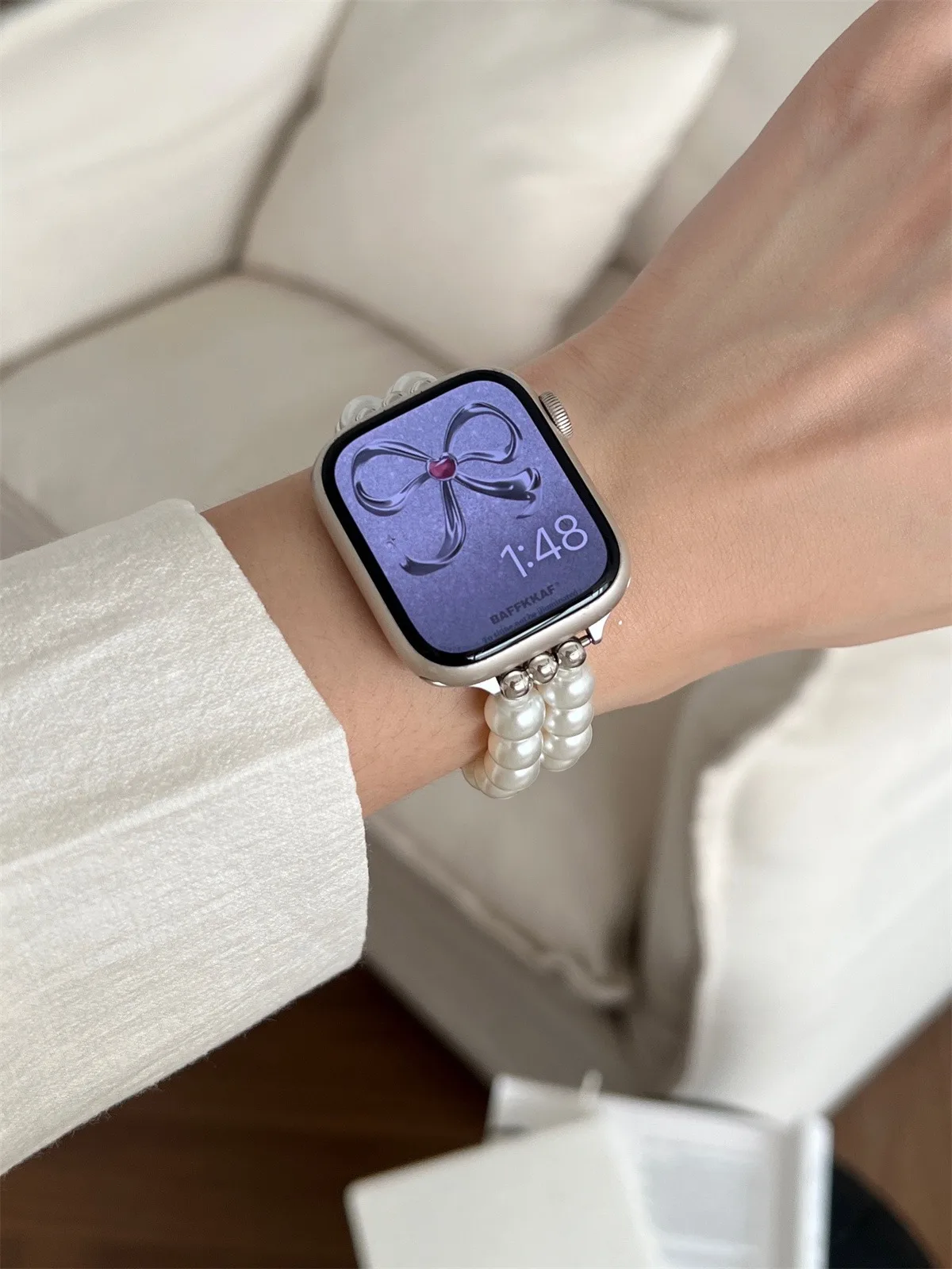 Nakit Pašček za pašček za Iwatch Ultra 2 Series 10/9/8/7/6/5 Modna zapestnica Pašček za uro 42/44/45/46/49 mm 38/40/41 mm_voghion.com