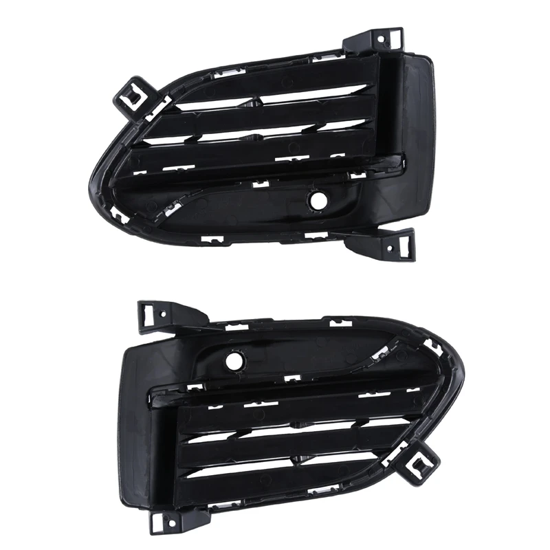 

2PCS Front Bumper Outer Grille Cover Replacement Accessories Fit For BMW X6 F16 2015-2019 51117319777, 51117319778