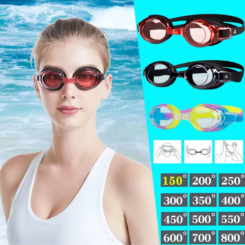 Much Prescription Goggles Swimming Prescription Swimming Goggles Adults 1.5 9.0 Aliexpress