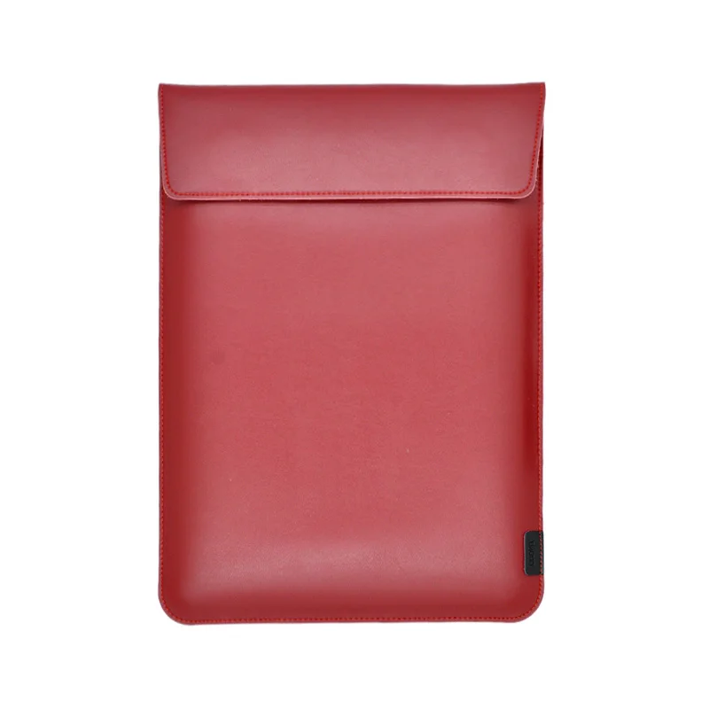 Sleek PU Leather Laptop Sleeve - Super Slim Envelope Design, 13-16 Inch