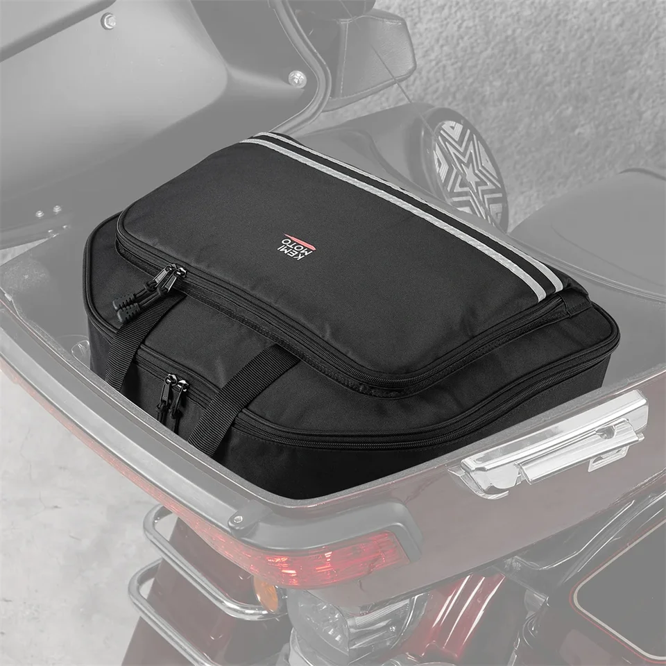 Borsa Organizer Per Moto Da Viaggio 55x36x16 Cm - Compatibile Harley Street Glide/Electra Glide/Road King/Road Glide