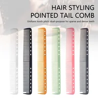 Multicolour Portable Anti-static Hair Combs Professional Barber Plastic Hairdressing Haicut Brush Salon Styling Tool Accessories 1