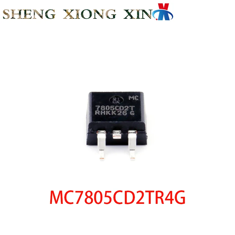 

10шт/лот 100% новый MC7805CD2TR4G TO-263 Линейные регуляторы напряжения MC7805CD 7805CD2T Интегральная микросхема