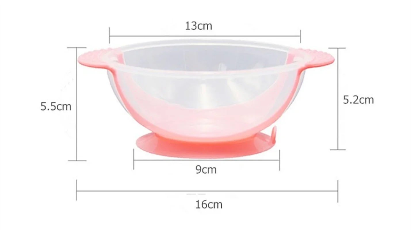 Antiskid Suction Cup Feeding Bowl 1Pc for Baby Infant