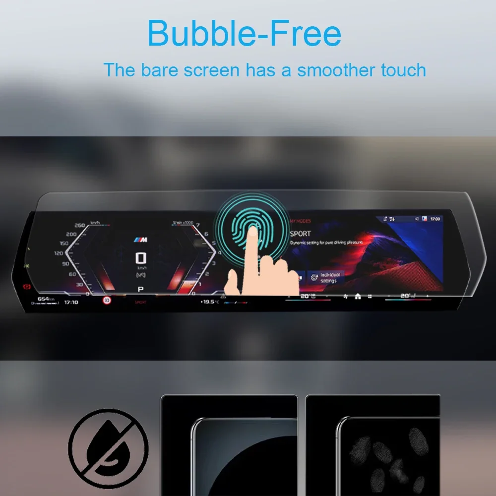 Muqshi-アンチ指紋マットLCDスクリーンプロテクター,ppf tpuフィルム,カーナビゲーションスクリーンプロテクターフィルム,bmw  f70シリーズ1, 2024用アクセサリー - AliExpress Compatible With For Series 2 U06 2023 と互換性カーアクセサリー GPS ナビゲーション画面強化