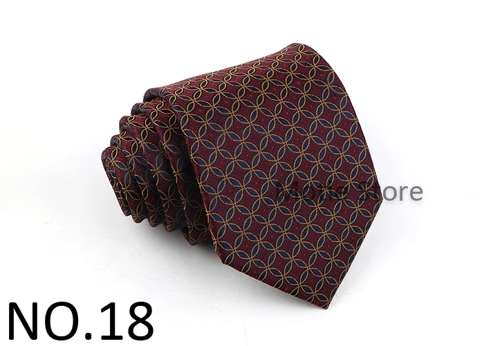 Herren anmutig Polyester Krawatte braun gestreifte Krawatte für Hochzeits feier täglich tragen Hemd Anzug Krawatte Accessoires Dekoration Geschenk – Detail 19