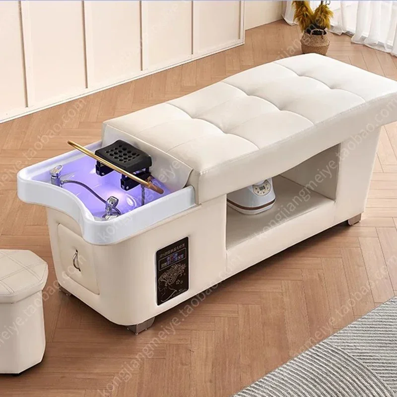 Shampoo Giapponese Sedia Testa Spa Fumigazione Circolazione Dell'Acqua Attrezzature Per Parrucchieri Sedia Lettino Massaggio Mobili Mq50Xf