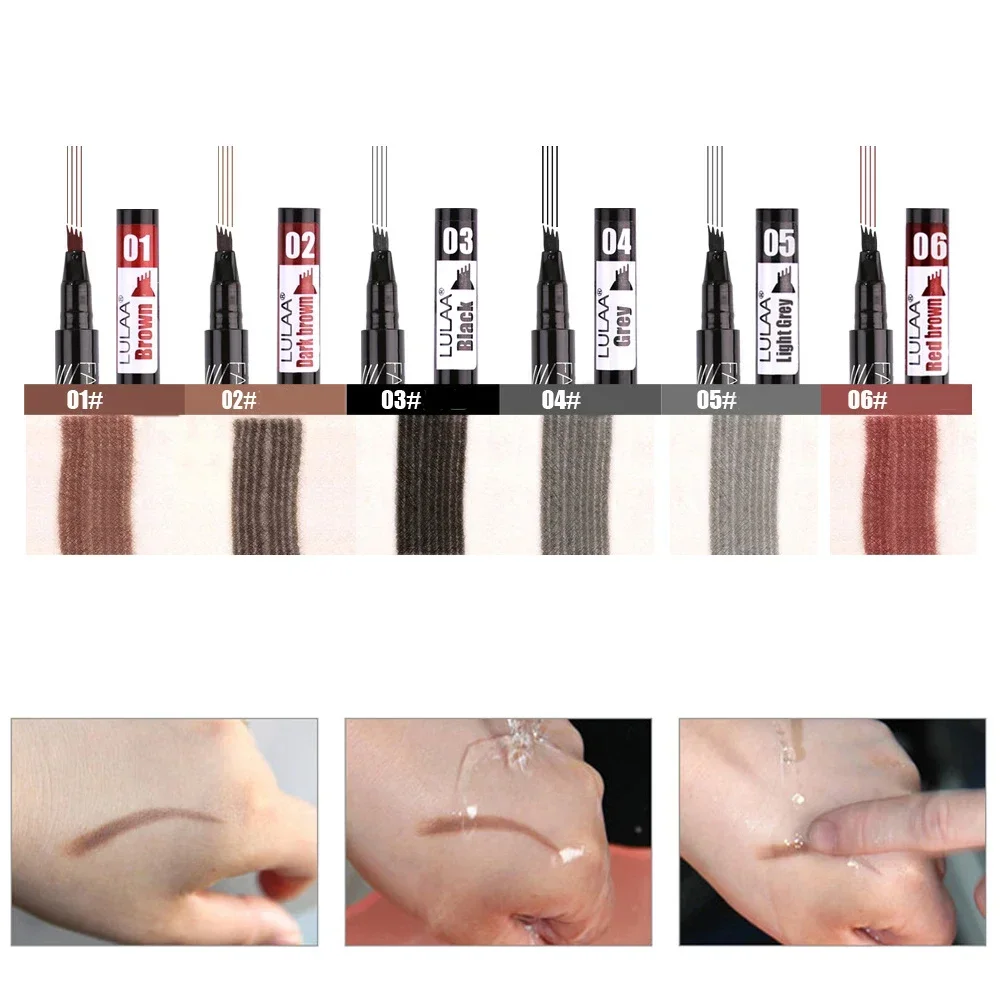 Description Picture 4 of itemProfessional Liquid Eyebrow Pencil Waterproof Long Lasting Sweat-proof Quick Dry Tip Eyebrow Tattoo Cosmetic Makeup For Women