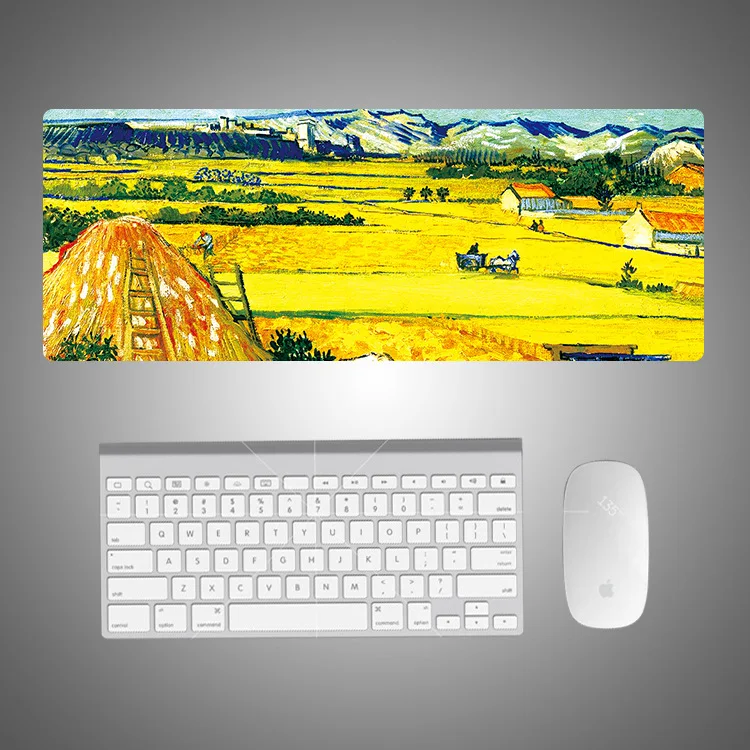 

Нескользящие модные рандомные настольные коврики, офисный ковер, Настольный коврик, черный большой коврик для мыши, резиновый коврик для клавиатуры и мыши