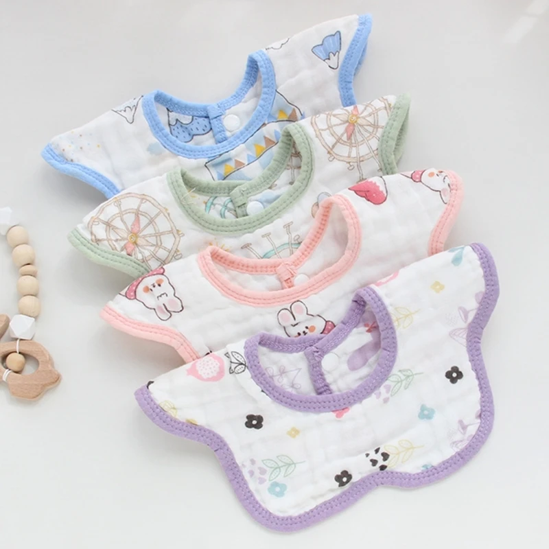 

Baby Feeding Bibs Drooling Apron Newborns Burp Cloths Infant Supplies Bibs
