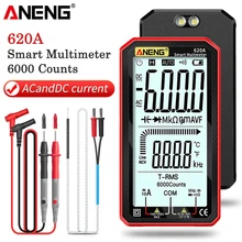  ANENG 620A Digital Smart Multimeter Transistor Testers 6000 Counts True RMS Auto Electrical Capacitance Meter Temp Resistance 