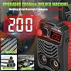 200Amp 20PCS Rods Stick Welder, MINI Portable Welding Machine, IGBT Inverter Welder Machine with Hot Start Arc Force Anti-Stick 2