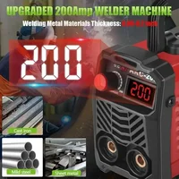 200Amp 20PCS Rods Stick Welder, MINI Portable Welding Machine, IGBT Inverter Welder Machine with Hot Start Arc Force Anti-Stick 2