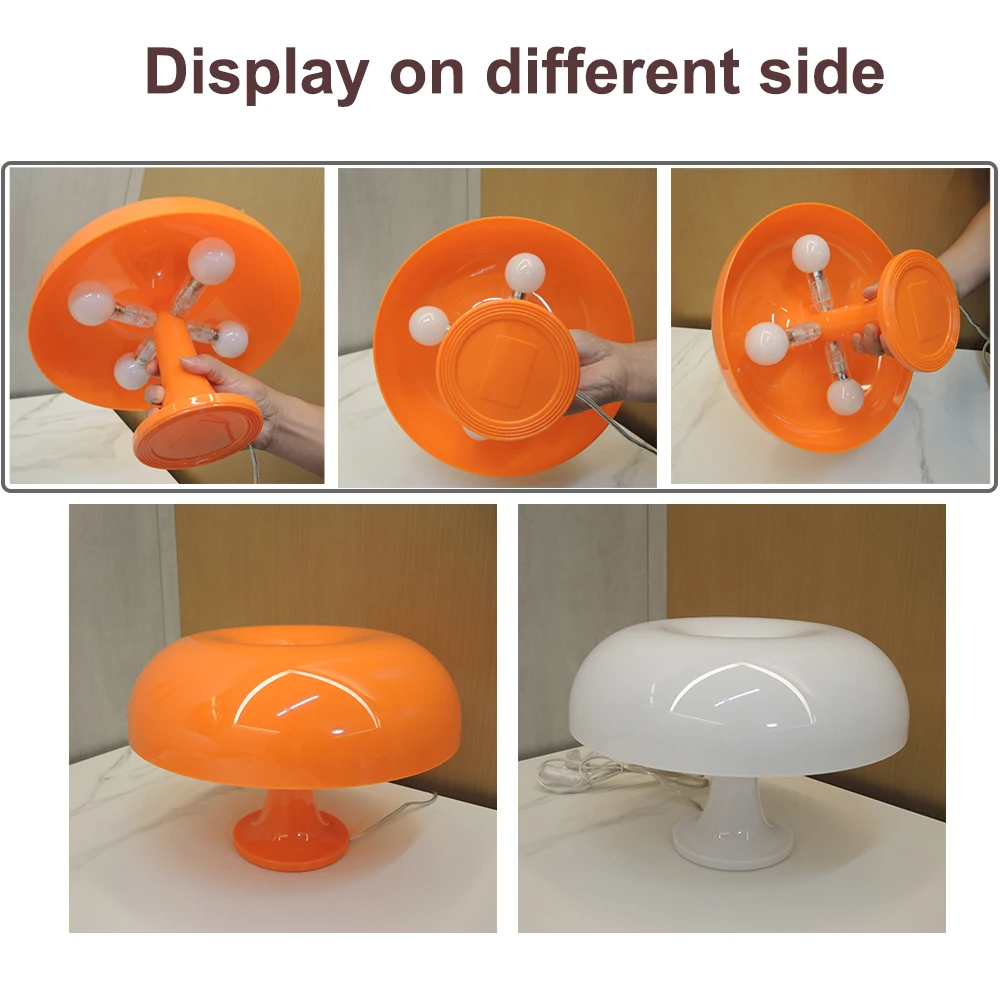 Modern Italy Designer LED Mushroom Table Lamp For Hotel Bedroom Bedside Living Room Decoration Lighting Minimalist Desk Lights table lamp