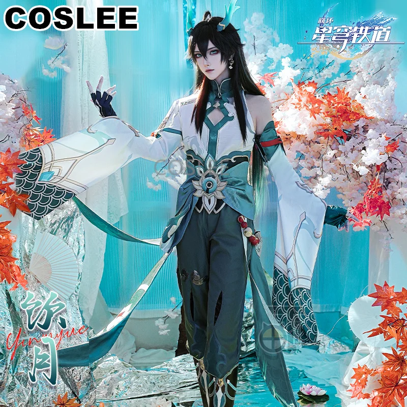 

COSLEE Honkai: Star Rail Dan Heng YinYueJun Game Suit Ancient Noble Danheng Cosplay Costume Role Play Halloween Party Outfit Men