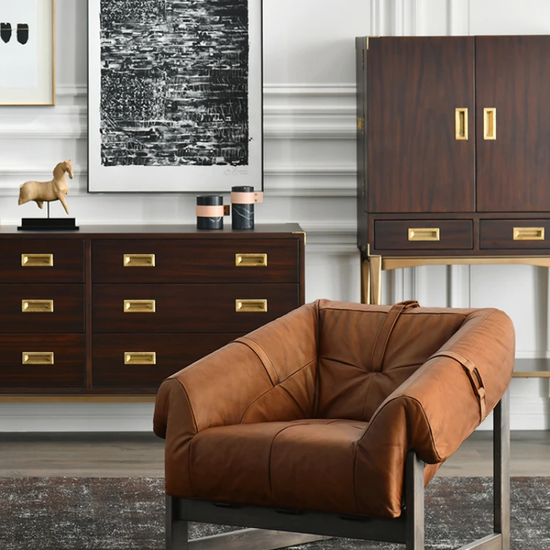 

Кожаный одноместный диван-стул в скандинавском стиле, для гостиной, бытовой телефон, маленькая домашняя модель, Интернет cele