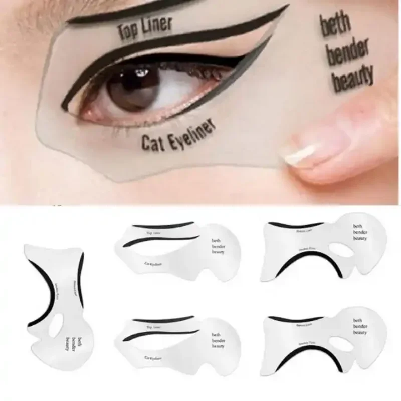 Eyeliner Stencils Winged Eyeliner Stencil Models Template Shaping Tools Eyebrows Template Card Eye Shadow Makeup Tool, eyeliner stencil tool, makeup tools, eyebrow stencil tool, eye makeup tools