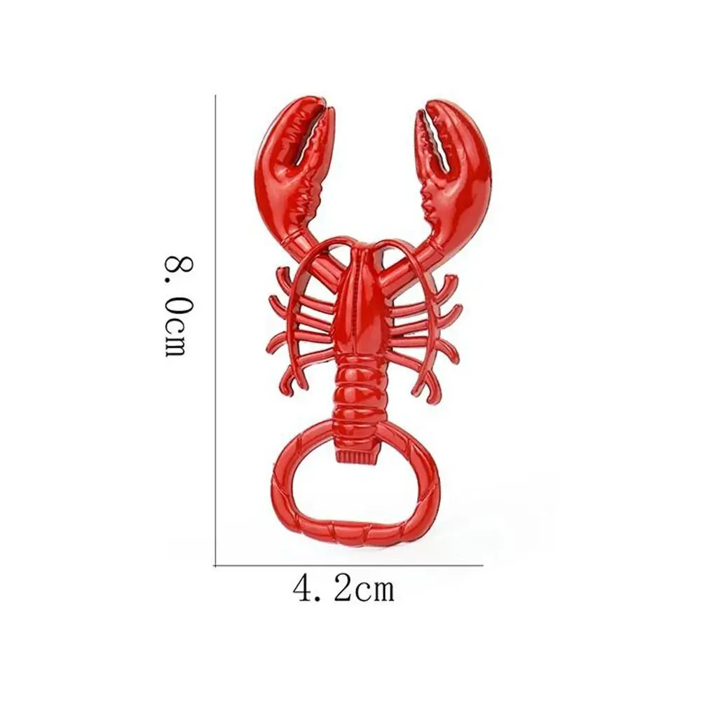 Metal Lobster Corkscrew Bottle Opener Multifunctional Portable Keychain Creative Wine Bottle Remover Wine Bottle Opening