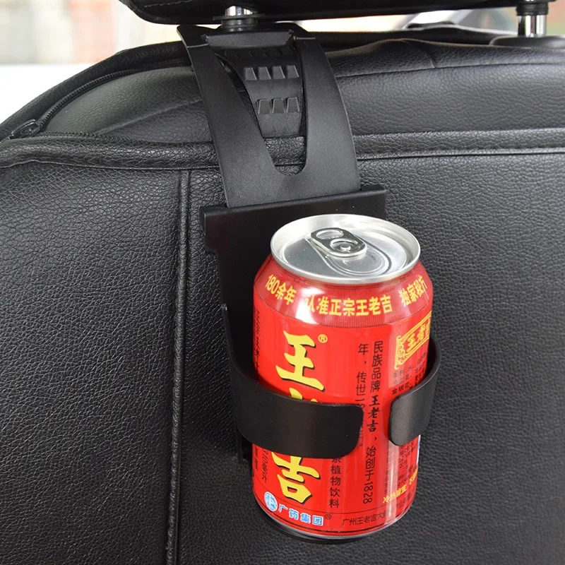 Car Back Seat Cup Holder Multifunctional Hanging Mount Drink Storage Holders Auto Interior Water Bottle Organizer Universal