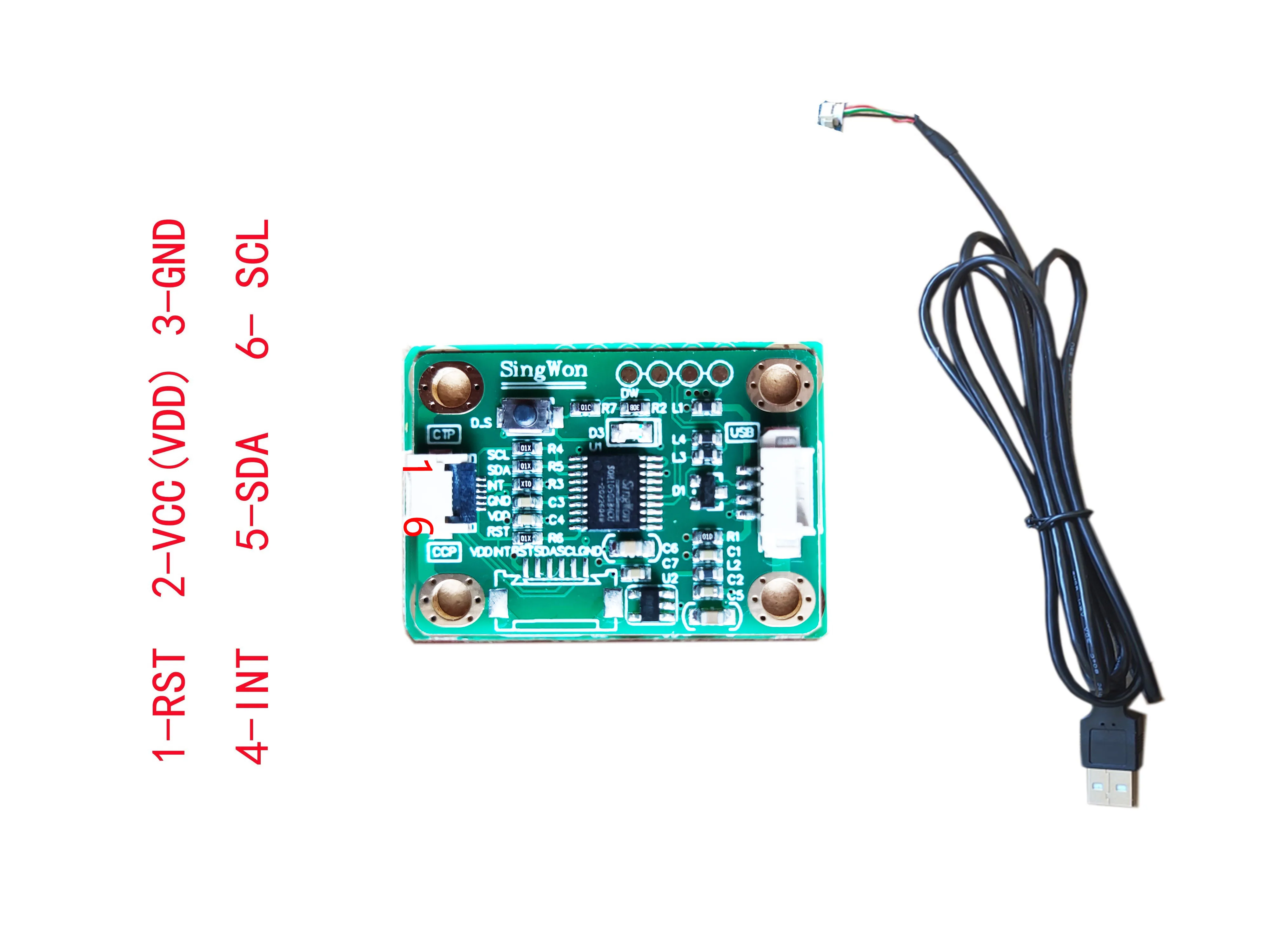 Sensor Capacitivo da Tela Táctil Controlador Usb Digitalizador Gt911 Gt910 Gt912 Gt928 Gt9271 Gt9110 Gt5668 Gt1151 Gt967 Gt9147