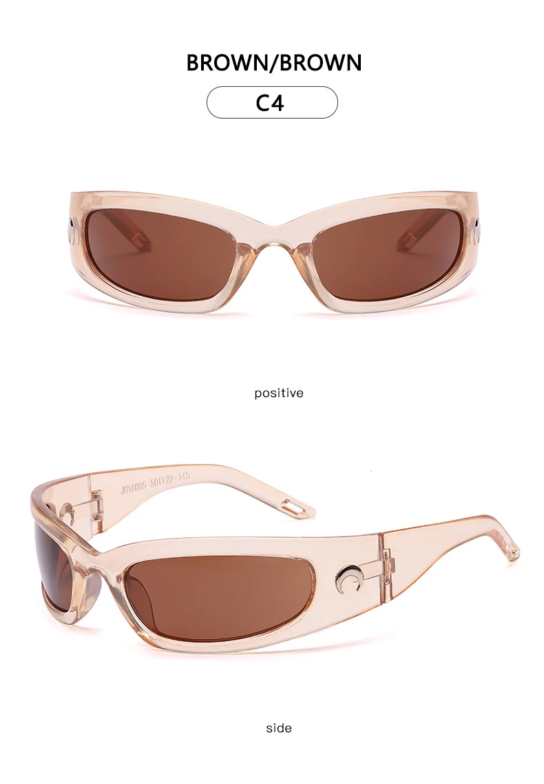 Rectangular Sunglasses For Men And Women Vintage Uv400 Sun Glasses_voghion.com