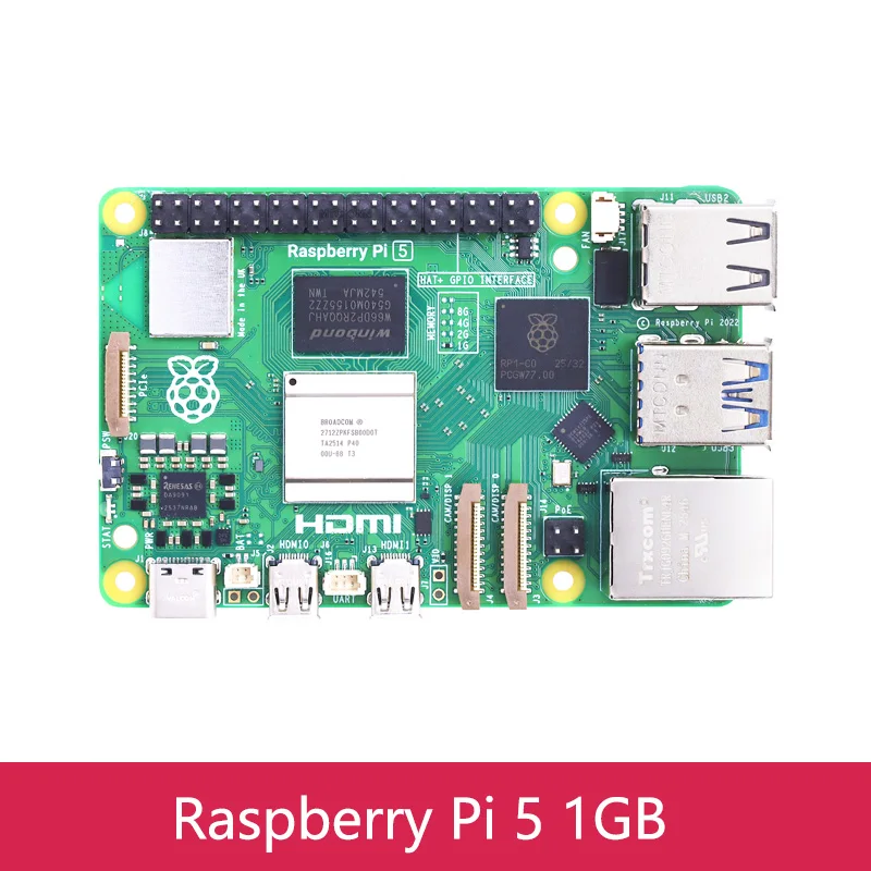 רשמי מקורי Raspberry Pi 5 Ram 1G 2G 4G 8G 16GB לוח USB3.0 Ethernet ג'יגהביט
