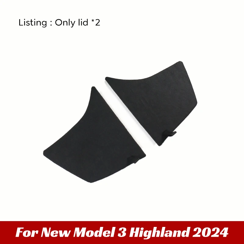 

Крышки только для 2024 Tesla Model 3 highland задний багажник левый боковой ящик для хранения только крышка