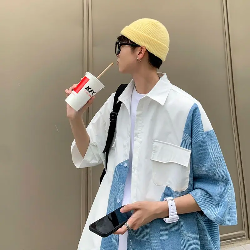 ملابس رجالية موضة 2023 ملابس الشارع الشهير فضفاضة...