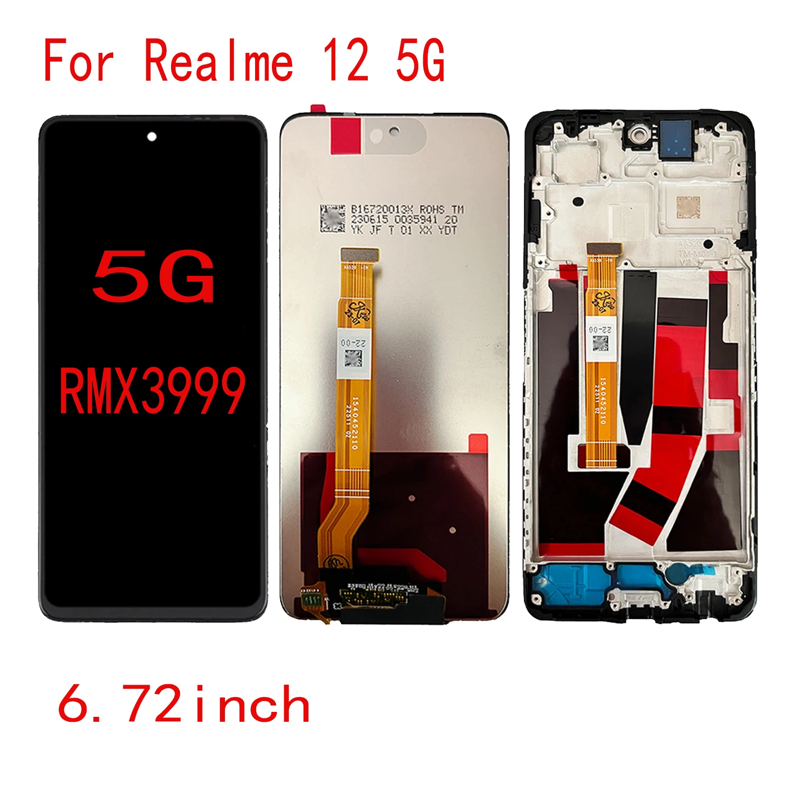 

ЖК-дисплей для realme 12 RMX3999