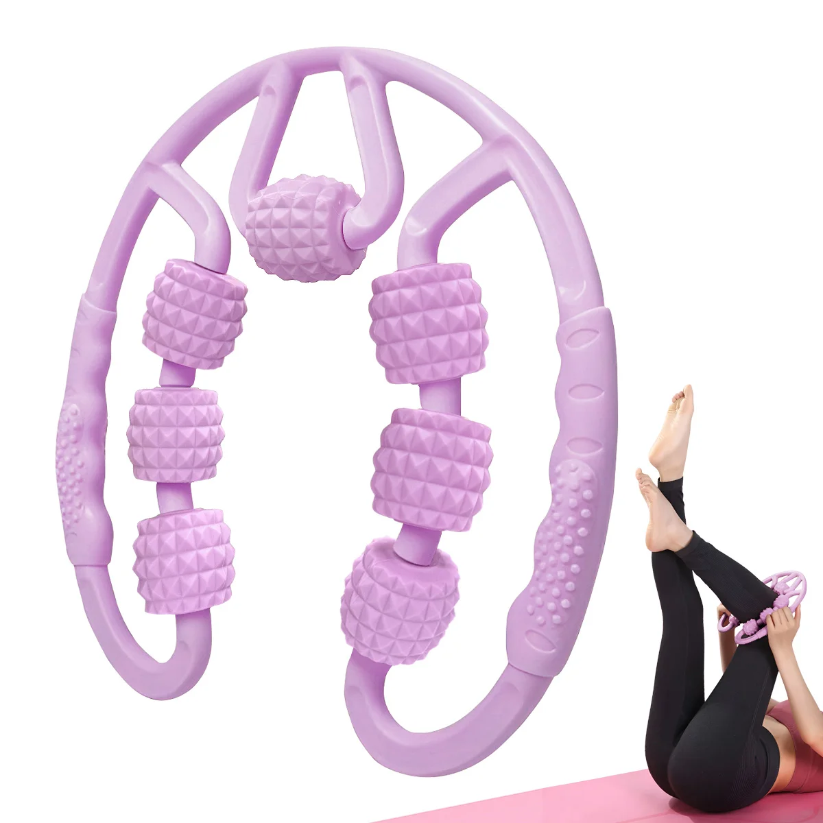 Ring Bein Klemme Massagegerät Entspannung Roller Übung Bein Schlanker Muskel Entspannung Tragbare Fitness Ausrüstung – Detail 8