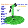 Expandable Magic Flexible Garden Hose To Watering With Spray Gun Garden Car Water Pipe Hoses Watering 25-200FT 1