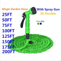 Expandable Magic Flexible Garden Hose To Watering With Spray Gun Garden Car Water Pipe Hoses Watering 25-200FT 1