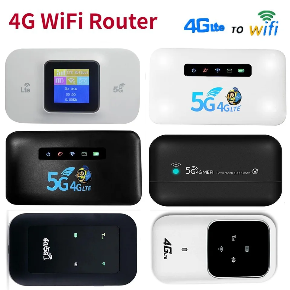 5G Mobile Hotspot, 5G Mobile WiFi Router with SIM Card Slot