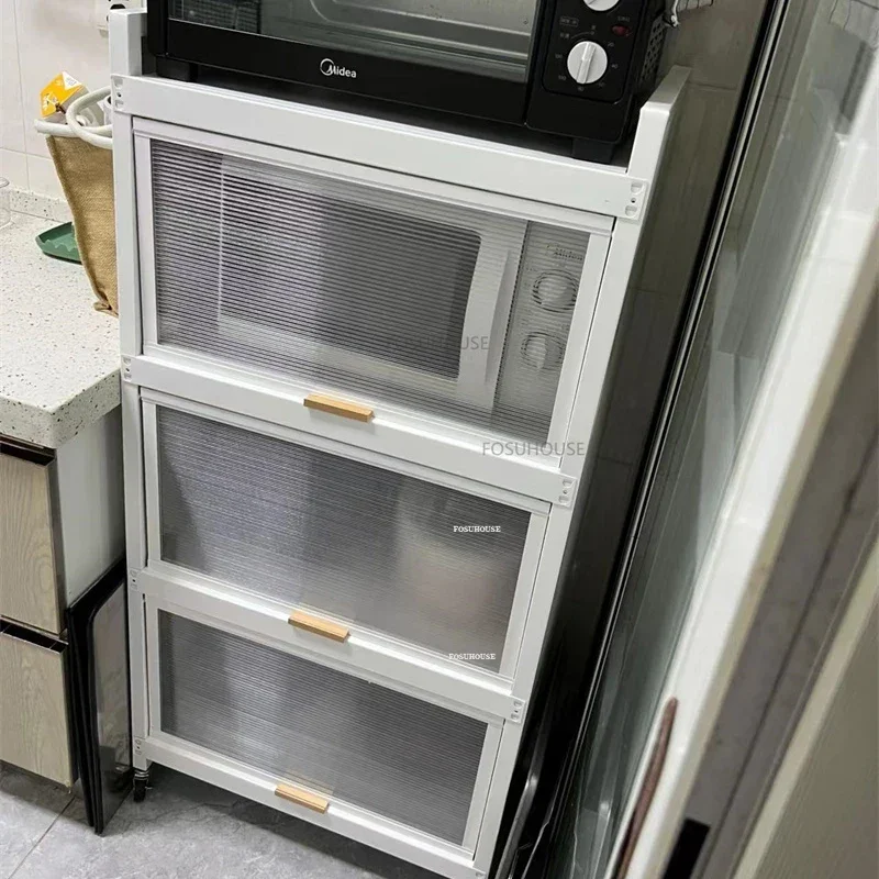 Modern Kitchen Cabinet Home Kitchen Furniture Sideboard Multi-layer Cupboard Upscale Multifunction Design Storage Cabinet 3