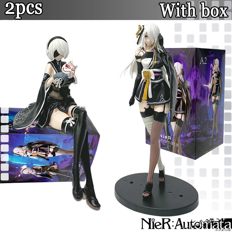 NieR:Automata Collaboration Series Kimono YoRHa 2B & A2 Sitting